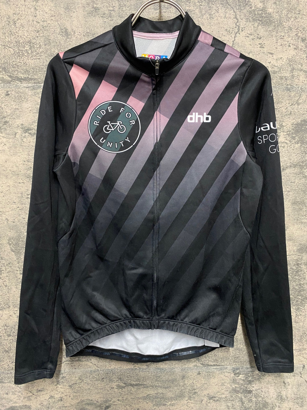 JS265 dhb 長袖 サイクルジャージ 黒 8 裏起毛 WOMAN