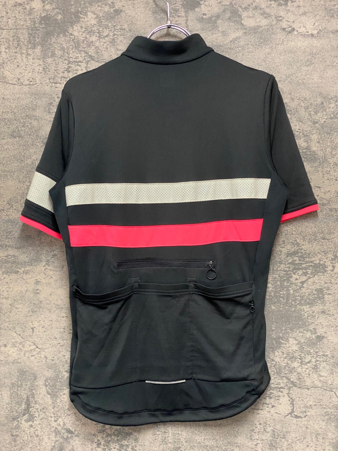 JM459 ラファ Rapha BREVET JERSEY 半袖 サイクルジャージ 黒 S