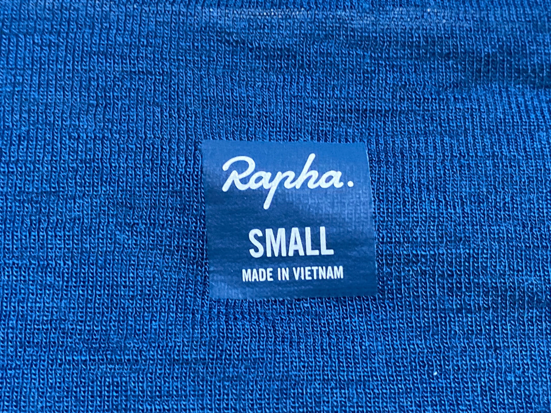 KH913 ラファ Rapha MERINO BASE LAYER LONG SLEEVE 長袖 ベースレイヤー ターコイズ S