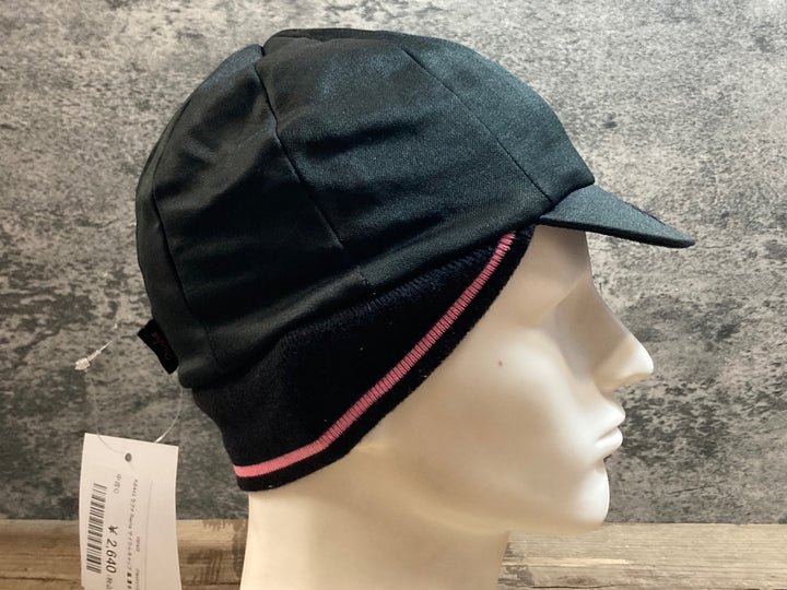 KB443 ラファ Rapha サイクルキャップ 黒 厚手