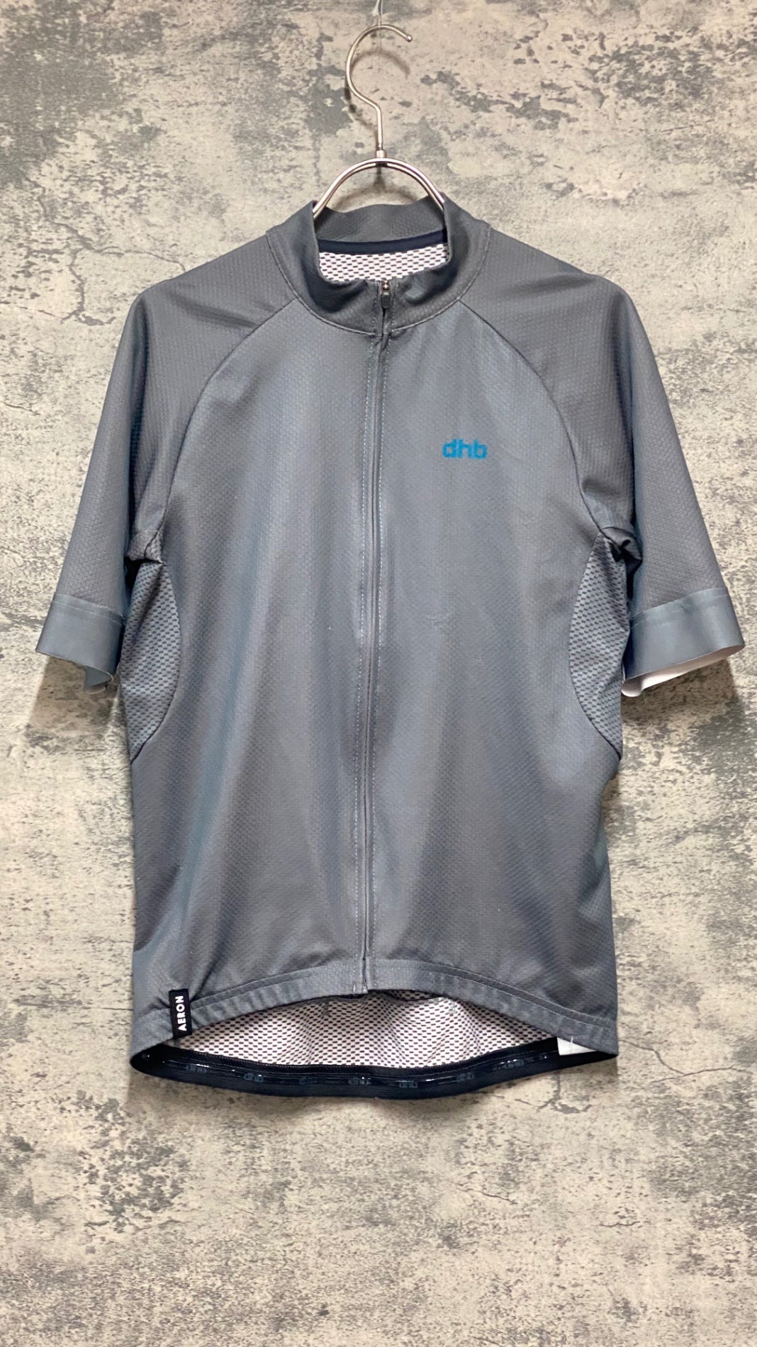 KC221 dhb AERON 半袖 サイクルジャージ グレー M