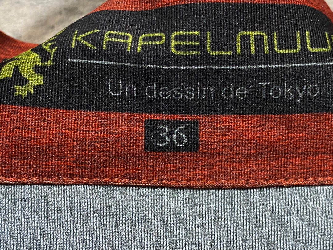 KD544 カペルミュール kapelmuur 長袖 サイクルジャージ 紺 36