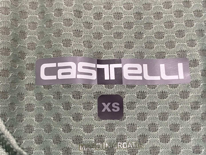 JP766 カステリ CASTELLI 半袖 ベースレイヤー 黄緑 XS