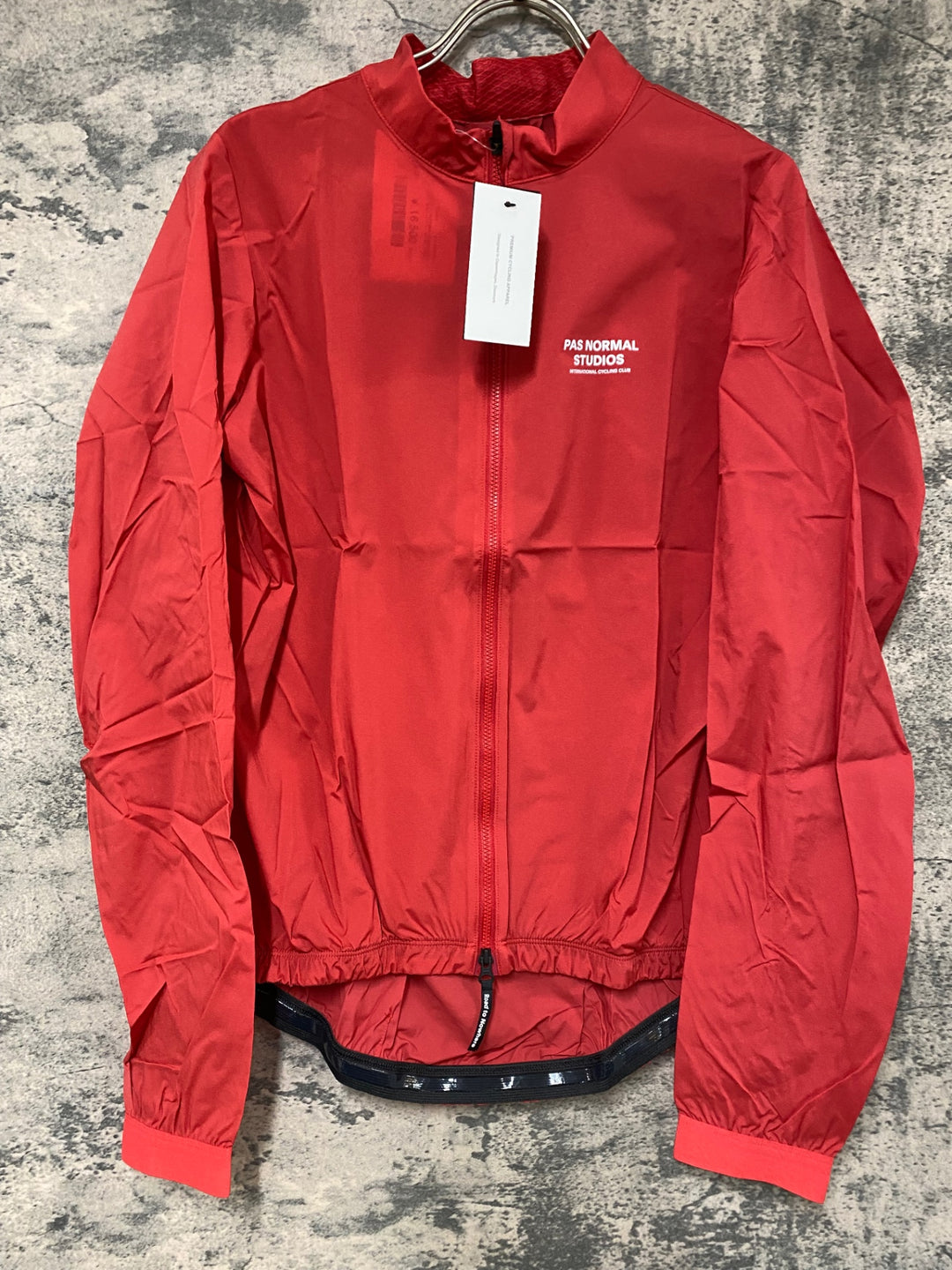 JY627 パスノーマルスタジオ PAS NORMAL STUDIOS MENS STOW AWAY JACKET 長袖 ウィンドブレーカー 赤 L 未使用