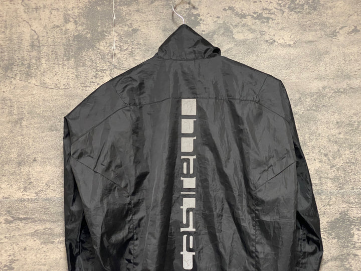 KP753 カステリ CASTELLI 長袖 ウインドブレーカー 黒 M