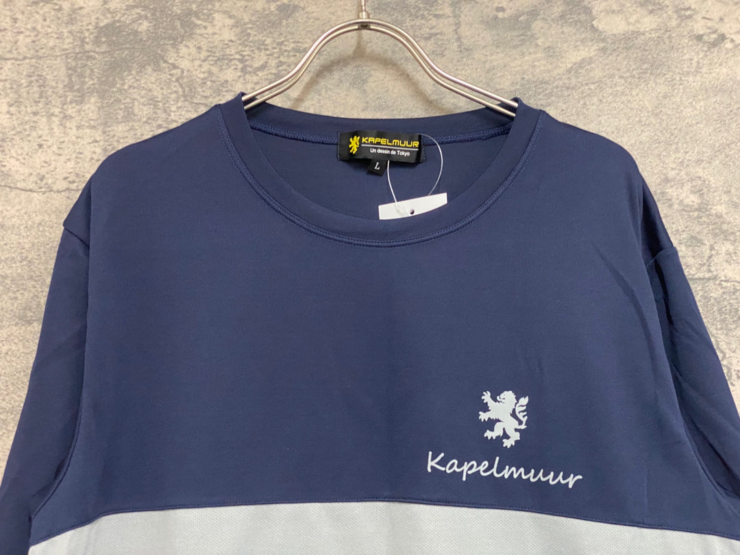 KG216 カペルミュール KAPELMUUR 半袖 ドライ Tシャツ 濃紺 L