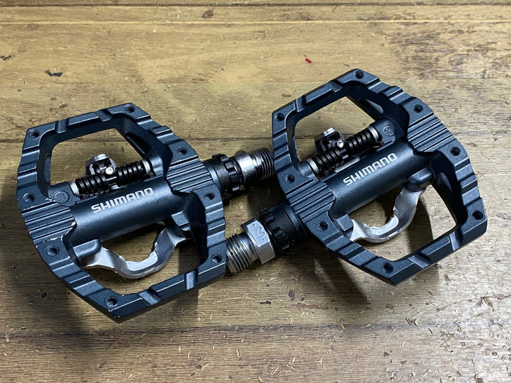 KP377 シマノ SHIMANO PD-EH500 ビンディングペダル 片面フラット SPD ※ピン欠品