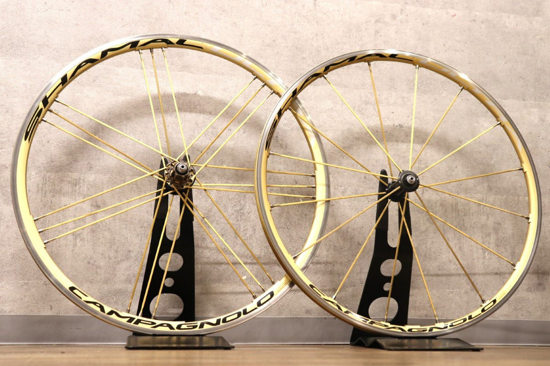 カンパニョーロ Campagnolo シャマルウルトラ SHAMAL ULTRA GOLD アルミ クリンチャー ホイールセット カンパ 12/11S ナローリム【さいたま浦和店】