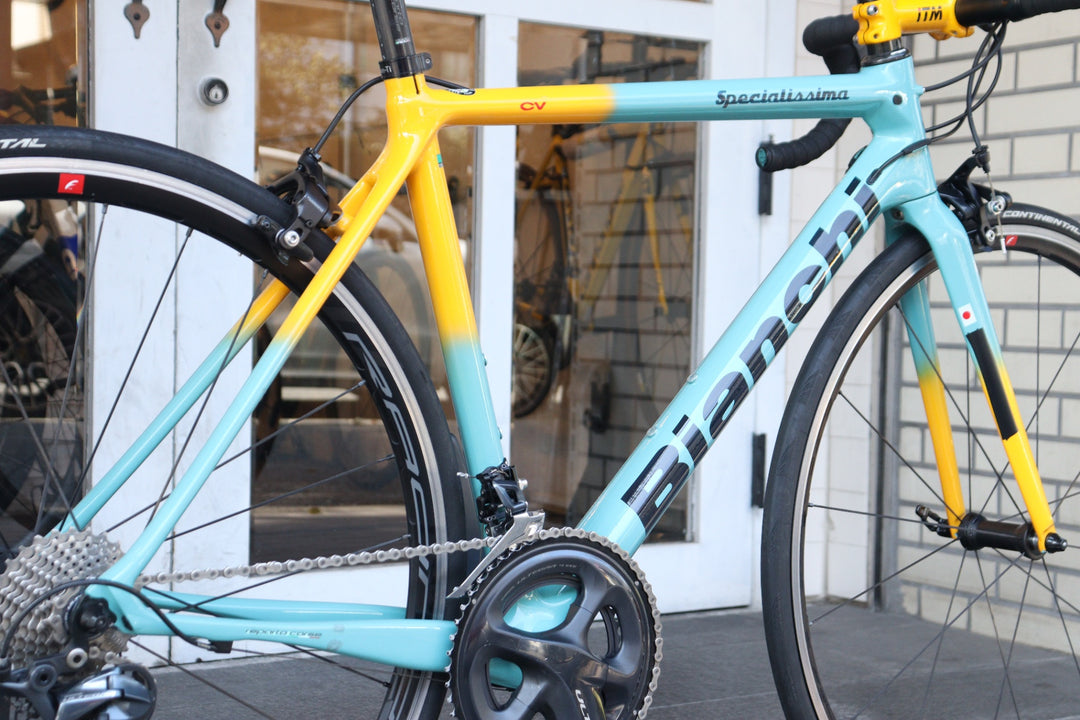 【塗装車】 ビアンキ Bianchi スペシャリッシマ SPECIALISSIMA 53サイズ シマノ アルテグラ R8000 11S カーボン ロードバイク RACING 3 完成車 【横浜店】