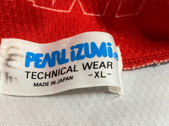 KH058 パールイズミ PEARL iZUMi GIANT 半袖 サイクルジャージ 白 青 XL