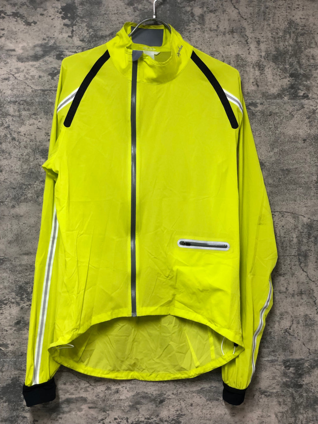 KM916 ラファ Rapha CLASSIC JACKET 長袖 ウィンドブレーカー 黄緑 L
