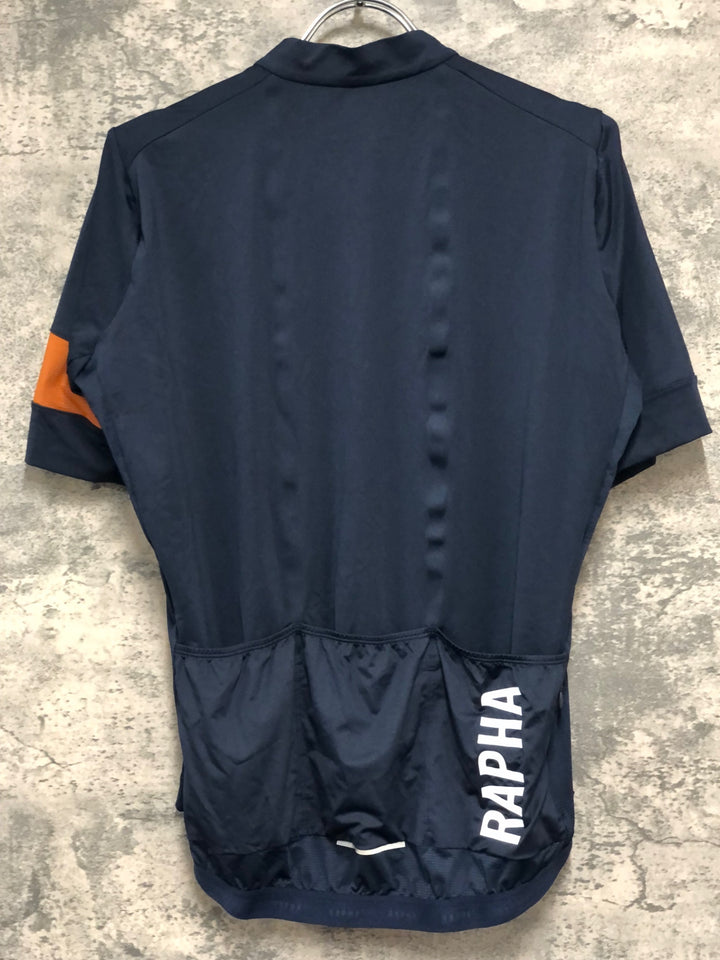 KE043 ラファ Rapha PRO TEAM TRAINING JERSEY Ⅱ 半袖 サイクルジャージ L ※穴空きのためジャンク