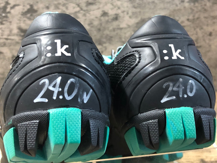 KG419 フィジーク fizik M6 MTB shoes WOMAN ビンディングシューズ 2穴 ブラック レディース EU38 ※ペン字あり