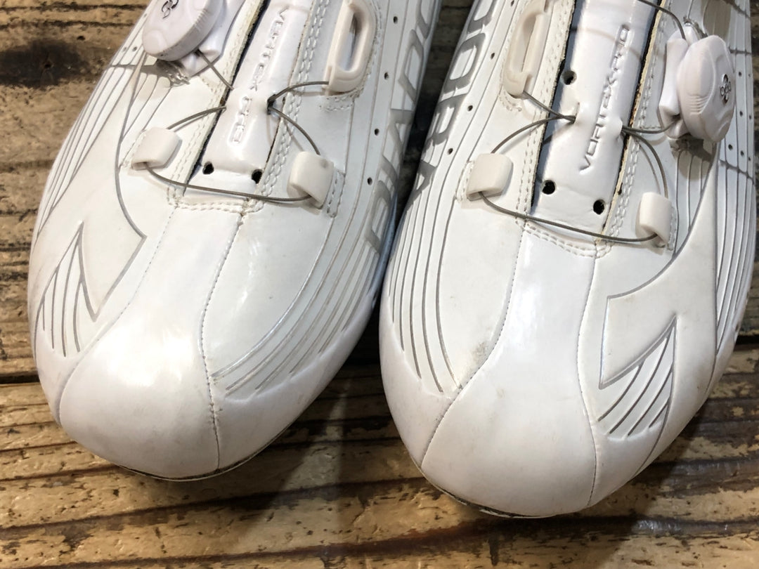 JY595 ディアドラ DIADORA VORTEX PRO ビンディングシューズ BOA 3穴 白 EU42.5