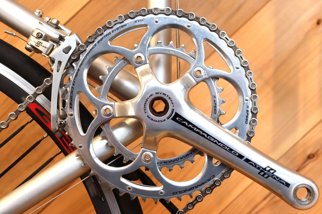 ヴィゴーレ VIGORE CRMO RACER 2015モデル 520サイズ カンパニョーロ アテナ 11S クロモリ スチール ロードバイク 【千葉店】