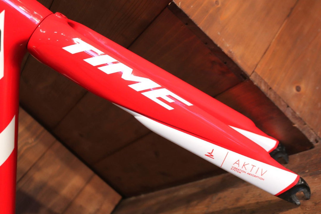 タイム TIME アルプデュエズ ALPE D’HUEZ 01 AKTIVフォーク 2018 Mサイズ カーボン ロードバイク フレームセット 【東京南麻布店】