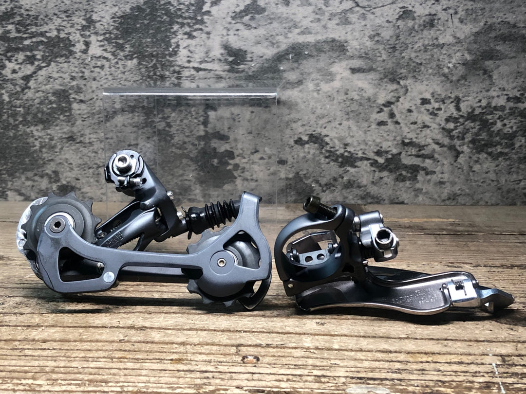 JK481 シマノ SHIMANO XTR FD-M952 RD-M953 フロント/リアディレイラーセット 3×9S Φ31.8