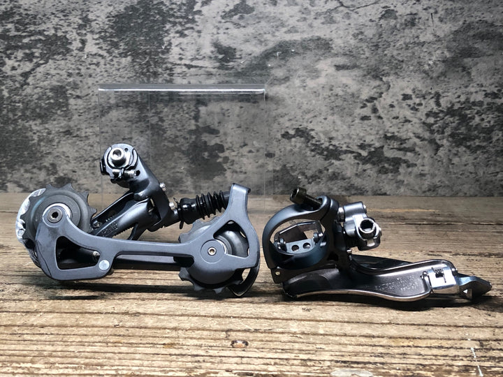 JK481 シマノ SHIMANO XTR FD-M952 RD-M953 フロント/リアディレイラーセット 3×9S Φ31.8