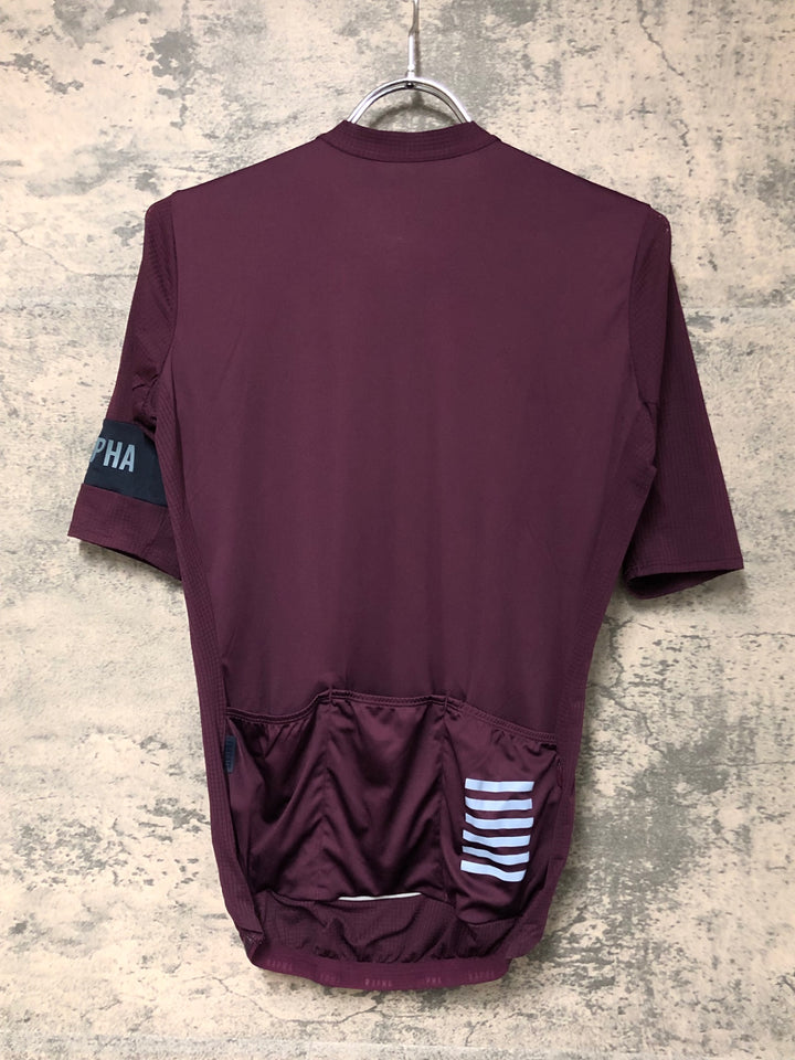 JO798 ラファ Rapha PRO TEAM FLY WEIGHT JERSEY 半袖 サイクルジャージ 赤 S