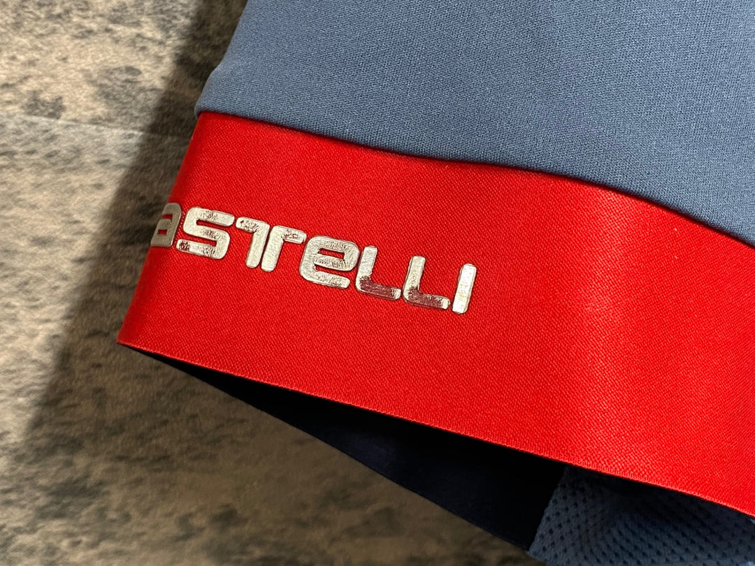 KB217 カステリ CASTELLI 半袖 サイクルジャージ グレー XL