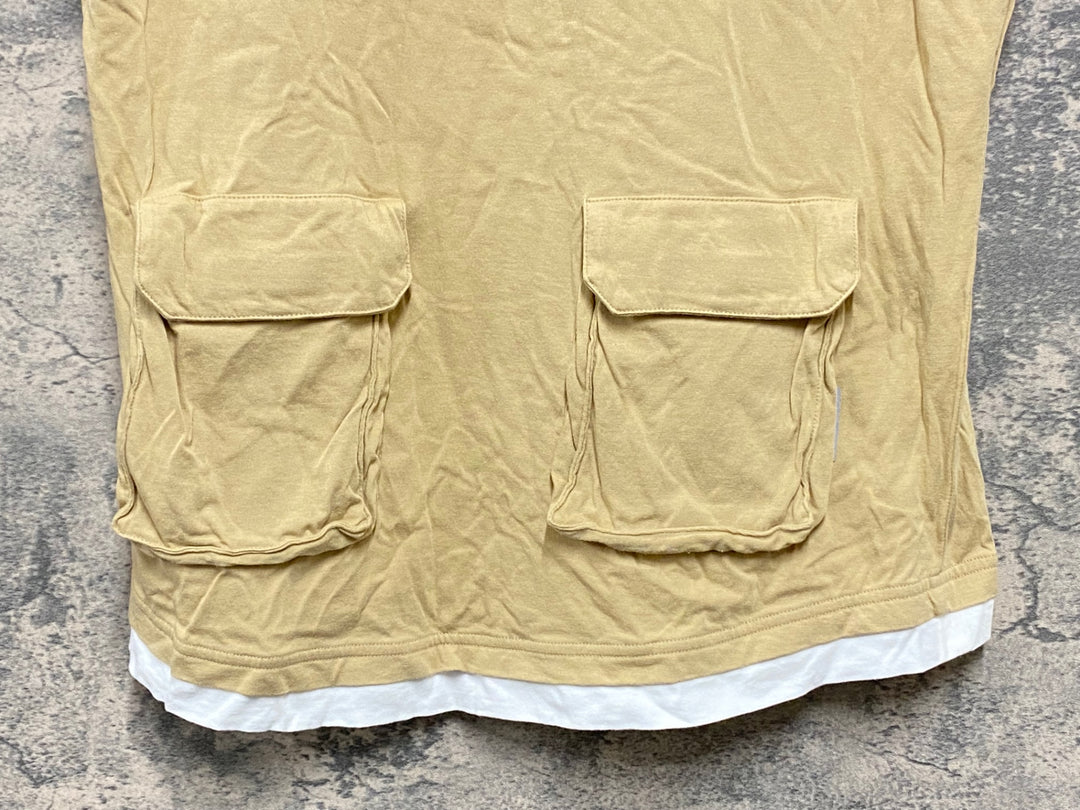 JZ840 ルコックスポルティフ le coq sportif 半袖 Tシャツ カーキ S