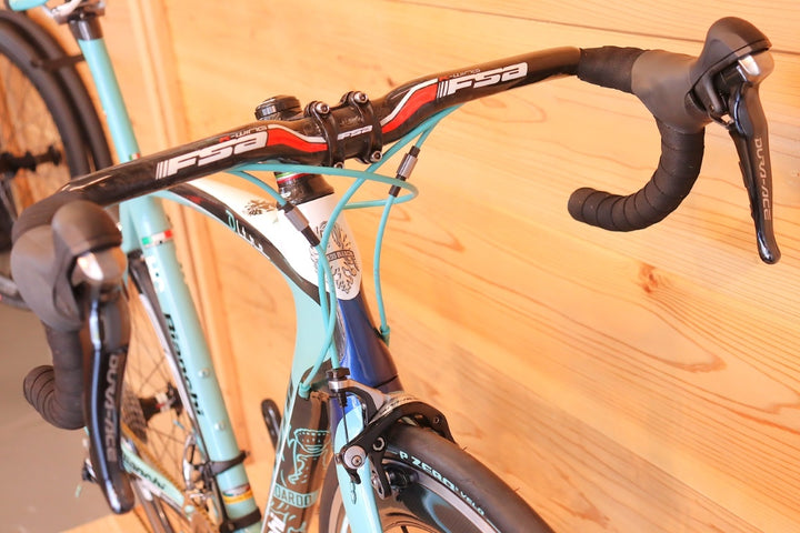 【限定チームレプリカ】ビアンキ BIANCHI オルトレ OLTRE ヴァカンソレイユ 2012モデル 55サイズ シマノ デュラエース 9000 MIX 11S カーボン ロードバイク 【千葉店】