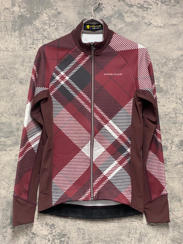 KD546 カペルミュール kapelmuur 長袖 サイクルジャケット 赤 裏起毛