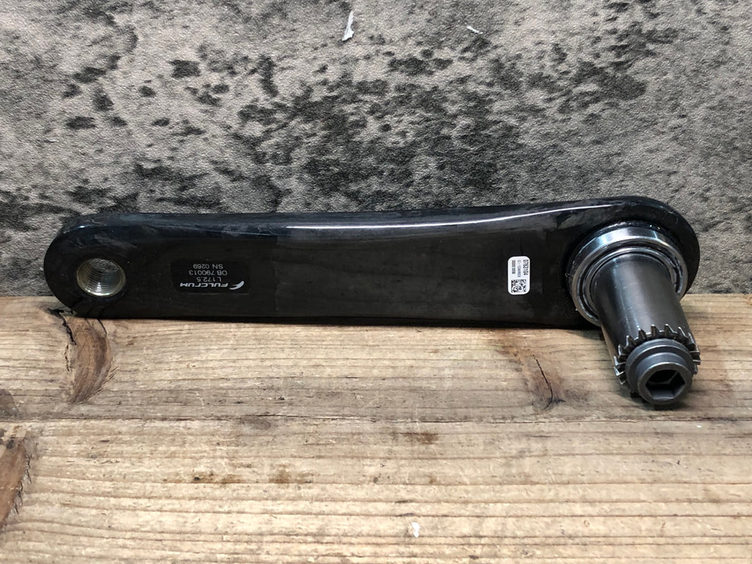 JR693 フルクラム FULCRUM RACING TORQ RS BLACK LABEL クランクセット 50/34T 172.5mm