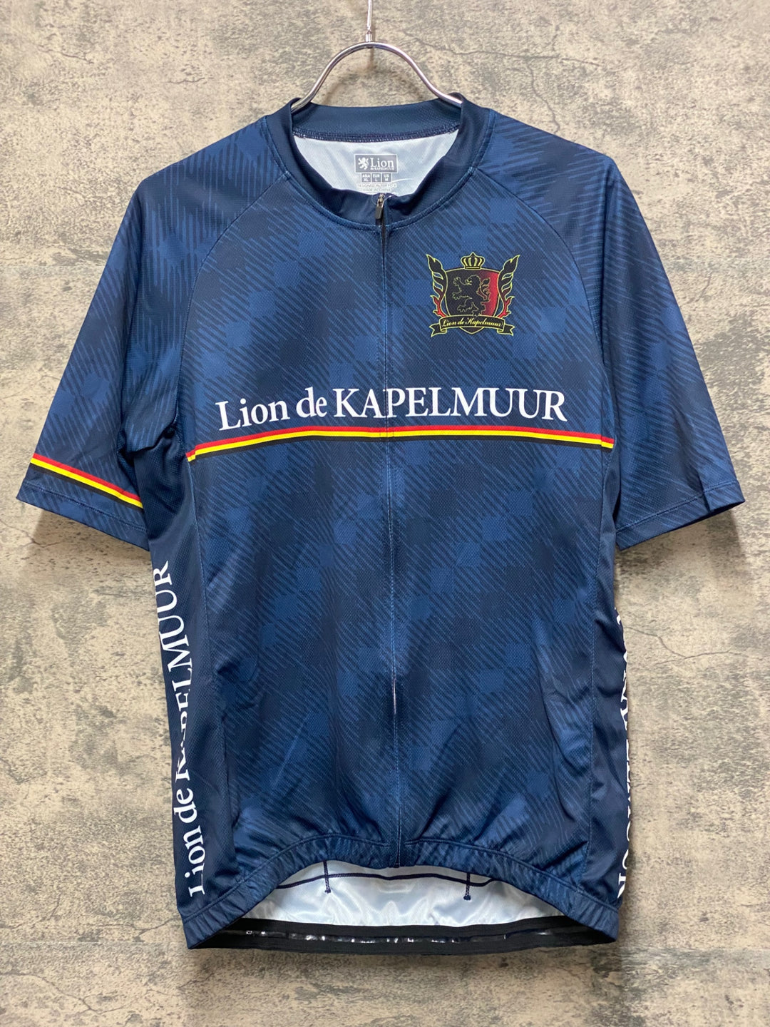 JP226 リオンドカペルミュール Lion de KAPELMUUR 半袖 サイクルジャージ 青 XL