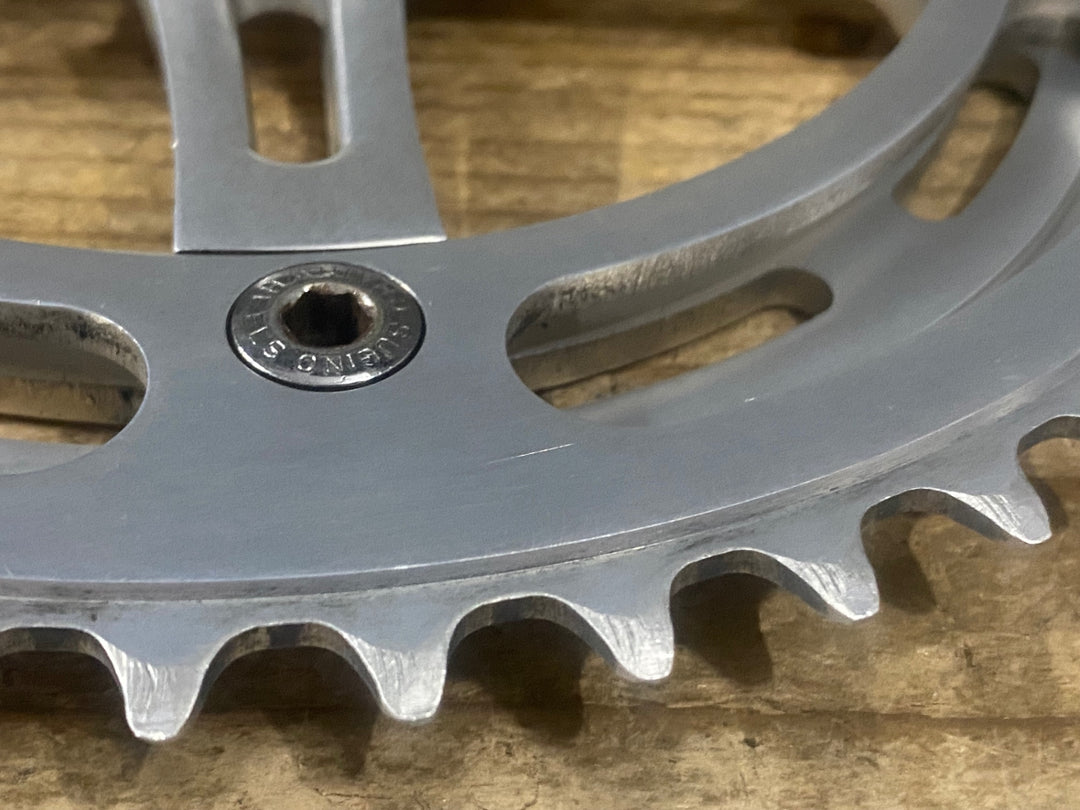 KB661 スギノ SUGINO SUPER MIGHTY クランクセット 49/43T 165mm