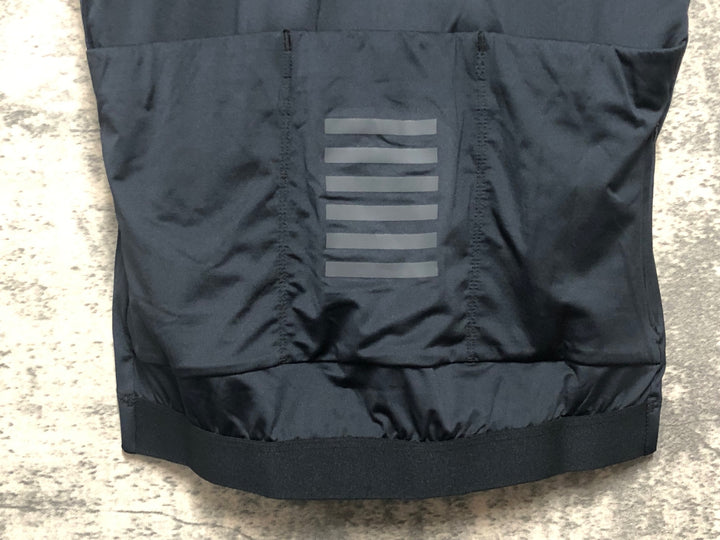 KM138 ラファ Rapha PRO TEAM AERO JERSEY 半袖 サイクルジャージ 黒 M ※右肩ほつれ
