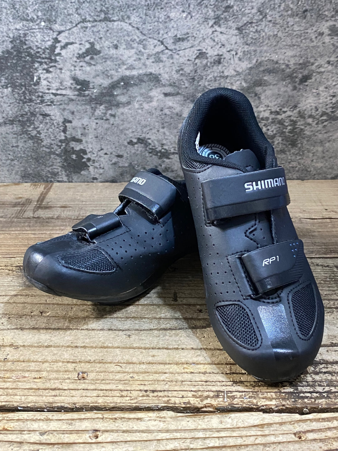 KG399 シマノ SHIMANO RP1 SH-RP100-S L ビンディングシューズ 黒 SPD 3穴 EU38 ※ペン字あり