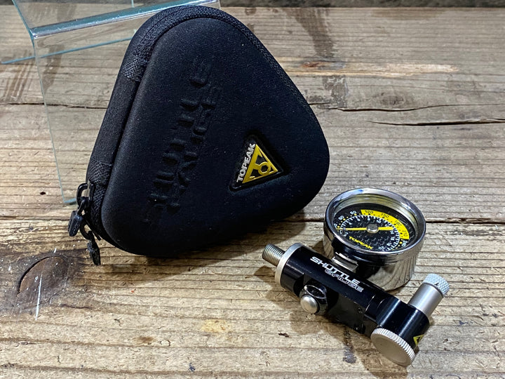 JS638 トピーク TOPEAK SHUTTLE GAUGE 空気圧計 ※ケースジッパー破損