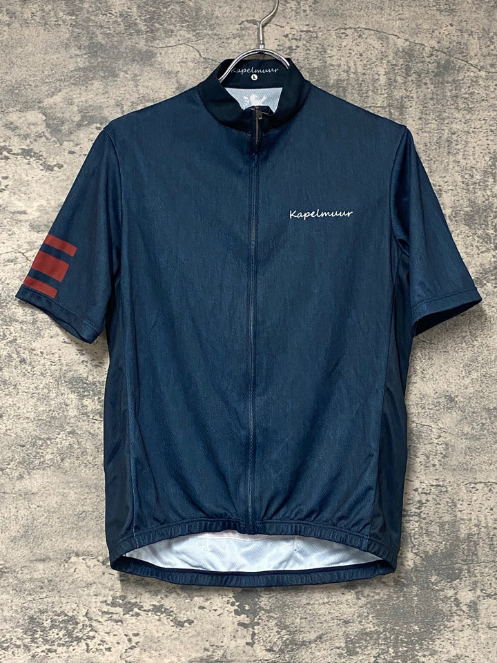 KJ112 カペルミュール KAPELMUUR 半袖 サイクルジャージ ネイビー L