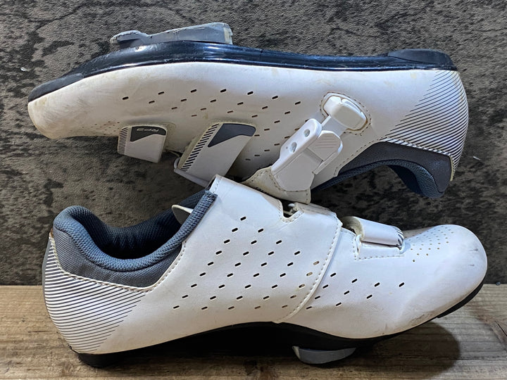 JY390 シマノ SHIMANO RP3 SHRP301M W01 S ビンディングシューズ SPD-SL 白 EU39