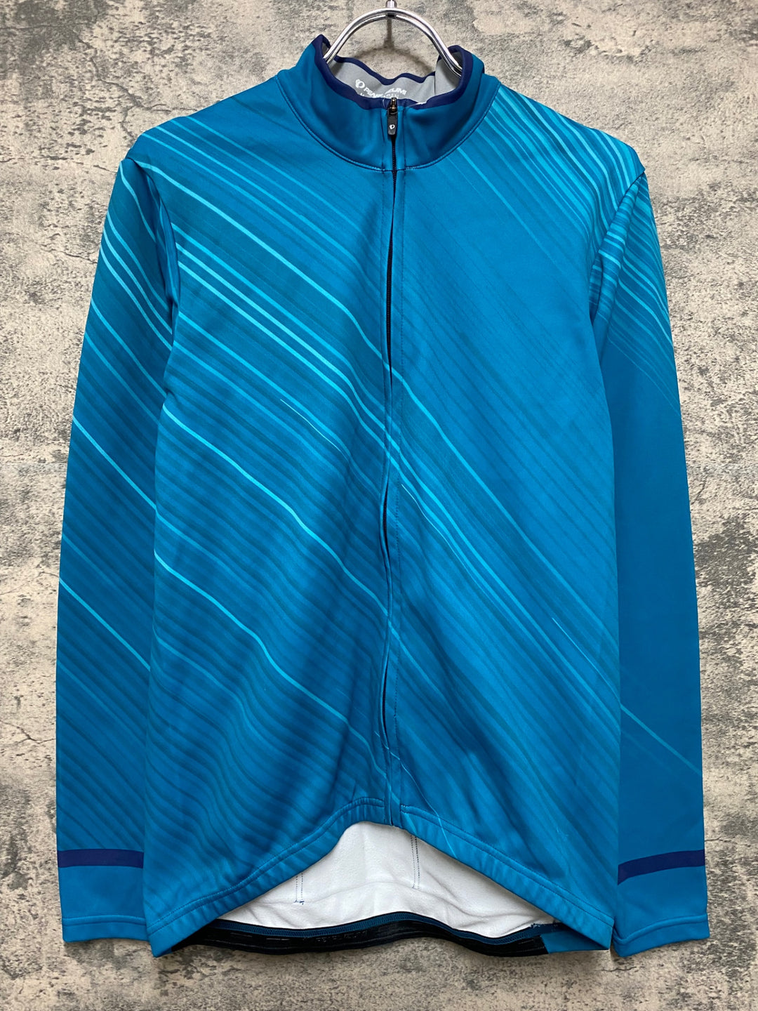 KF320 パールイズミ PEARL iZUMi 長袖 サイクルジャージ 青 XL 裏起毛