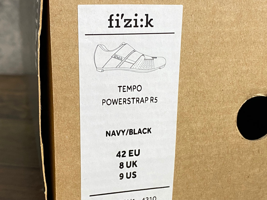 JY008 フィジーク fizik TEMPO R5 POWERSTRAP shoes ビンディングシューズ 3穴 白 EU42