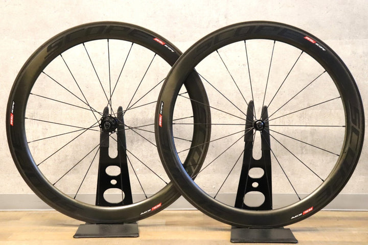 スコープ SCOPE R5C カーボン チューブレスレディ ホイールセット シマノ 12/11S ワイドリム 19C 【さいたま浦和店】