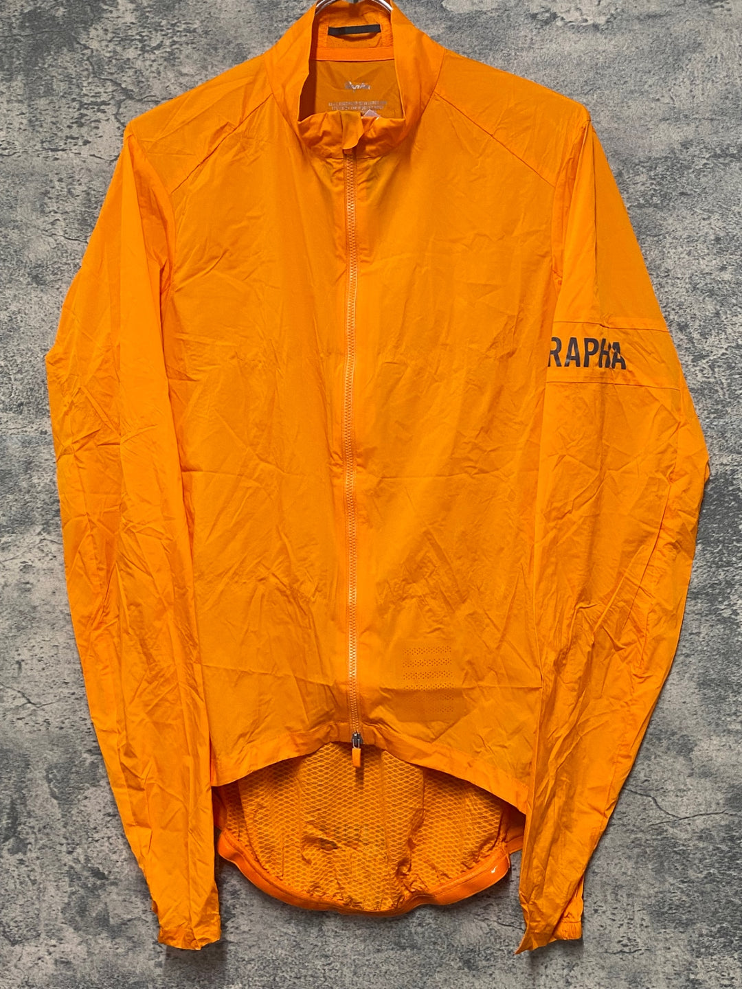 KE552 ラファ Rapha PRO TEAM LIGHTWEIGHT WIND JACKET 長袖 ウィンドブレーカー オレンジ M