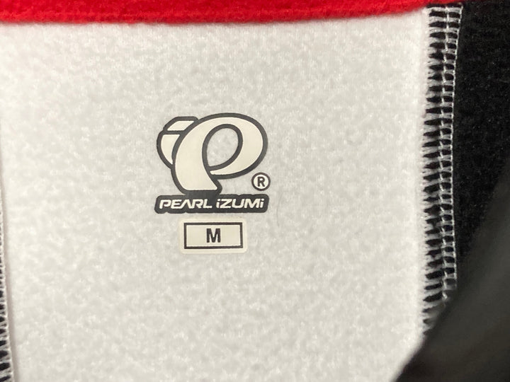 KC599 パールイズミ PEARL iZUMi 長袖 サイクルジャケット 白黒 M べたつき WINDBREAK