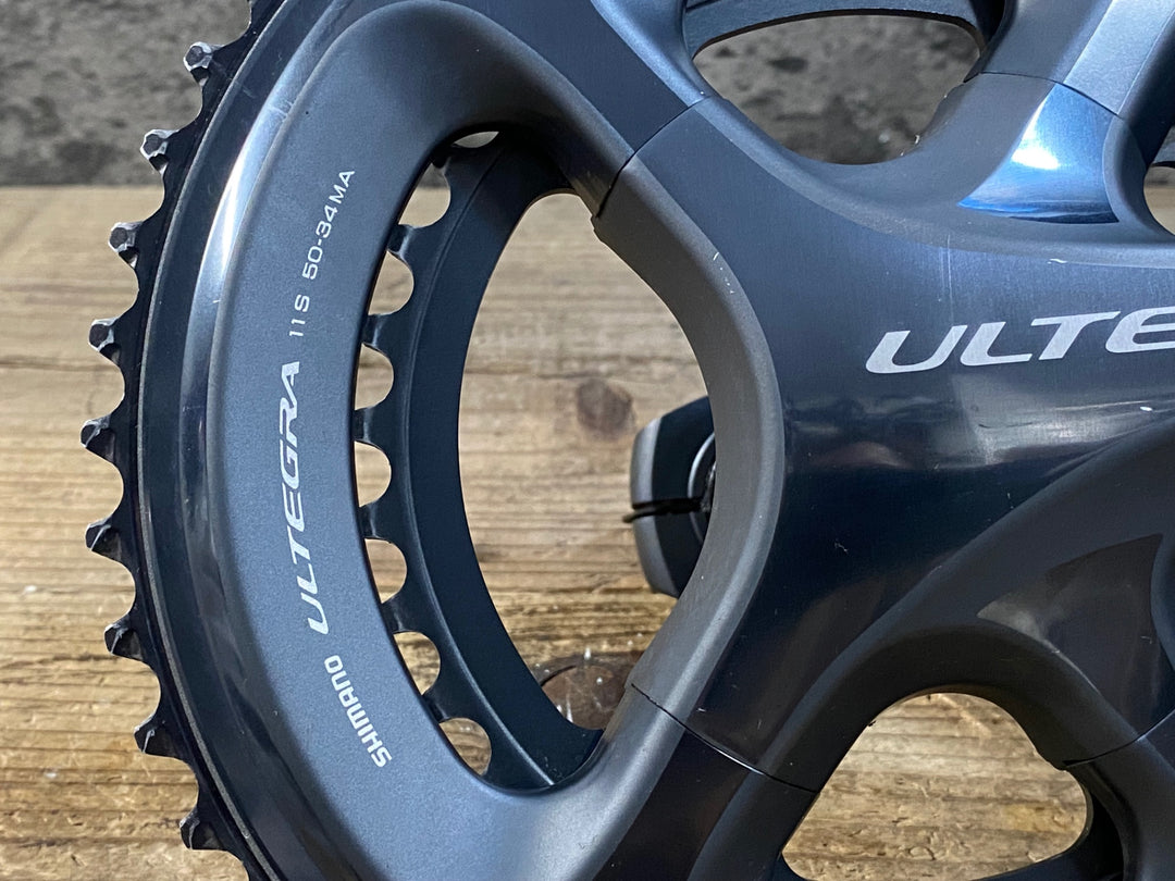KA922 シマノ SHIMANO アルテグラ ULTEGRA FC-6800 クランクセット 170mm 50/34T 11S 点検済み