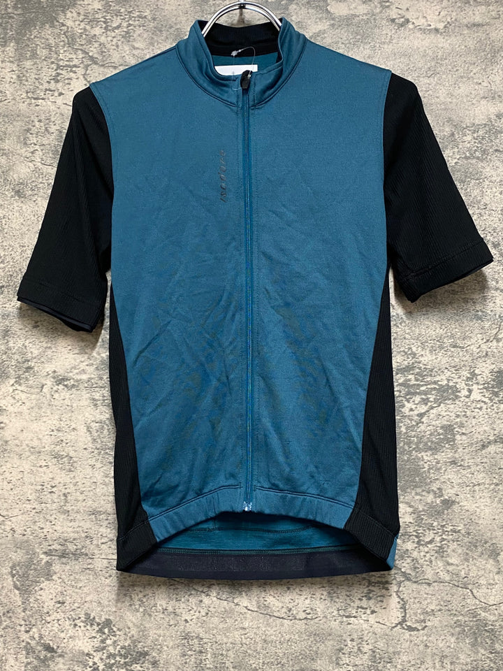 JL022 イザドア Isadore Signature Jersey 半袖 サイクルジャージ 黒 緑 S