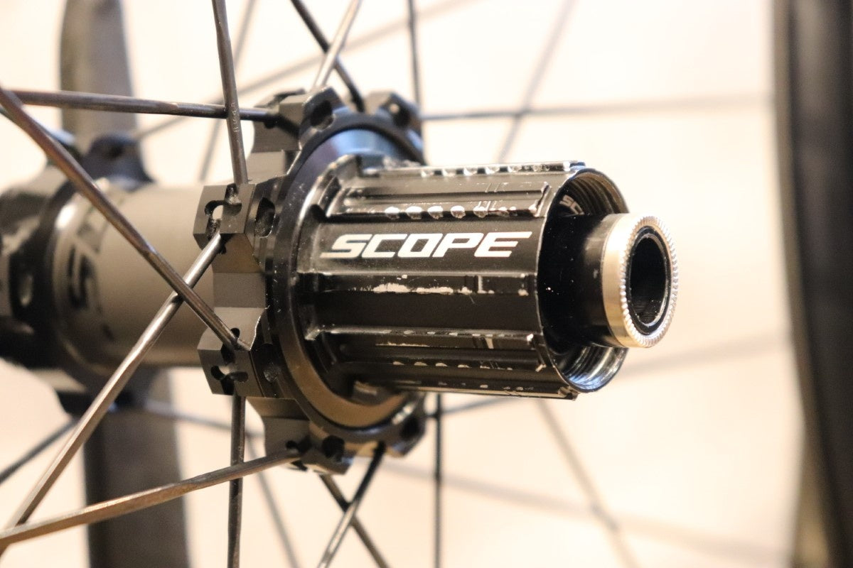 SCOPE R4D カーボンホイール ディスク スコープ SCOPE R4D カーボン チューブレス ディスク ホイールセット