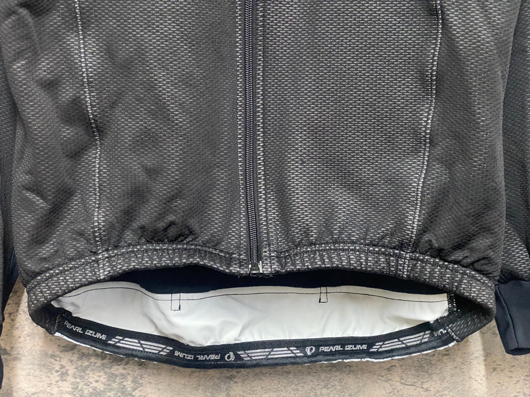 JN963 パールイズミ PEARL iZUMi 長袖 サイクルジャケット 黒 L 裏起毛 WINDBREAK