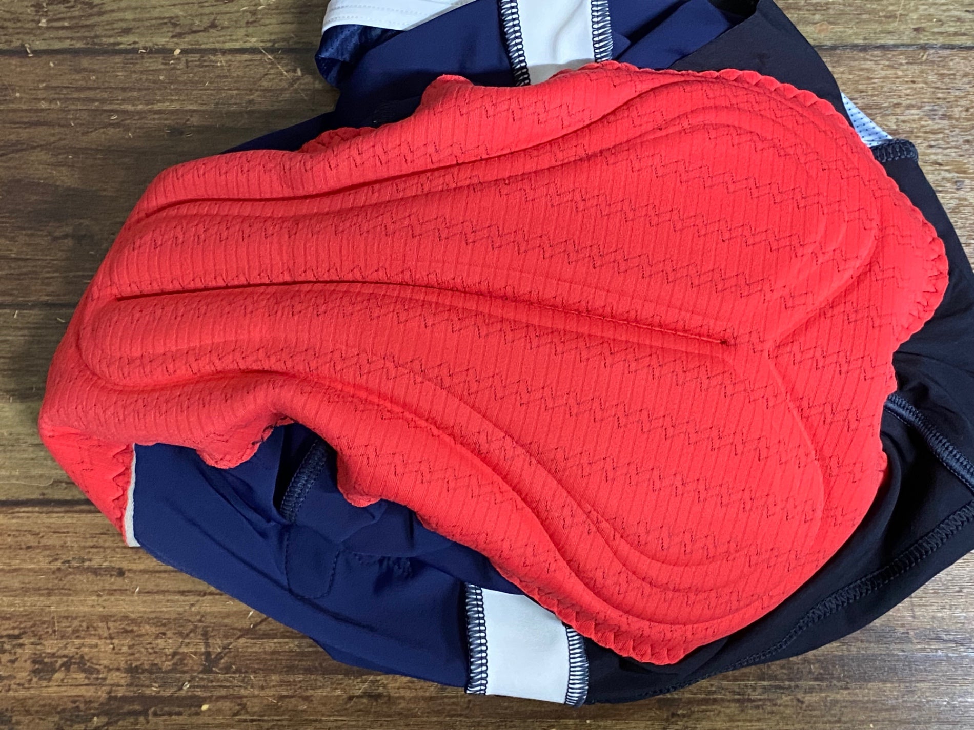 KD862 カフェドシクリステ Cafe du Cycliste ビブショーツ 紺 M 裏起毛