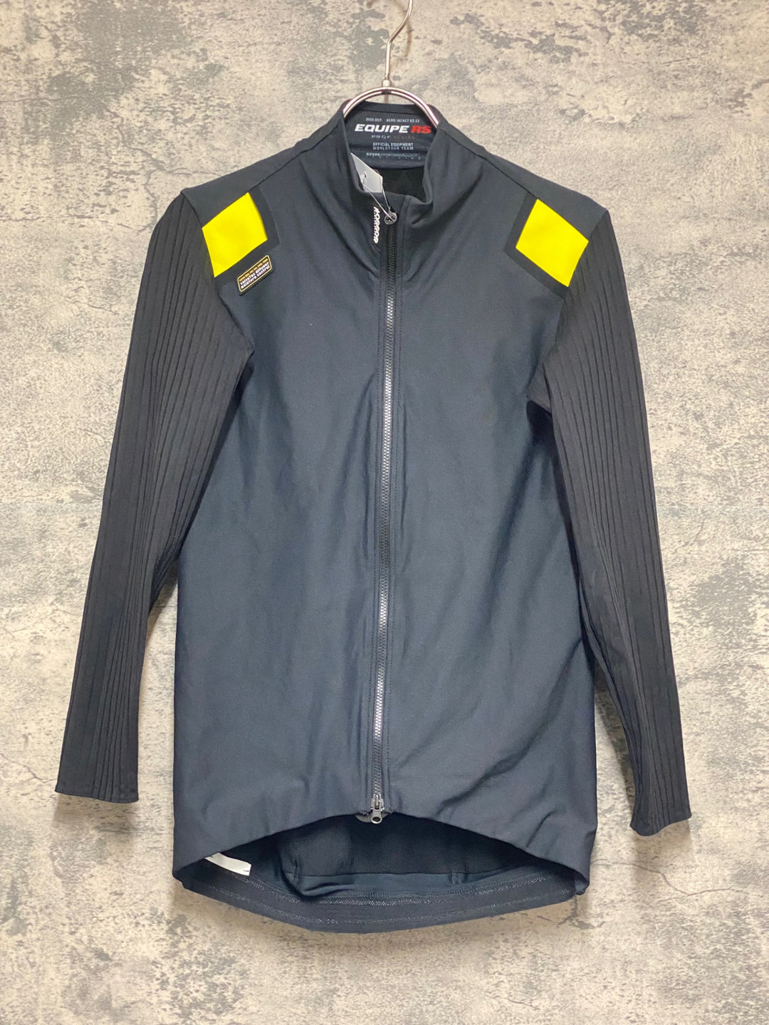 KO414 アソス ASSOS EQUIPE RS PROF SERIES CLIMACOOD 2/3 SPRING FALL 長袖 サイクルジャージ 黒 L 裏起毛