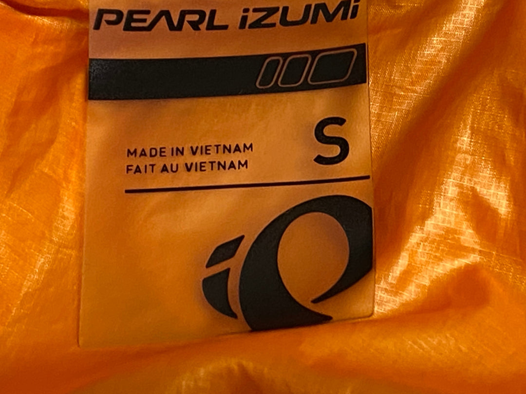 JW507 パールイズミ PEARL iZUMi 長袖 ウインドブレイカー オレンジ S