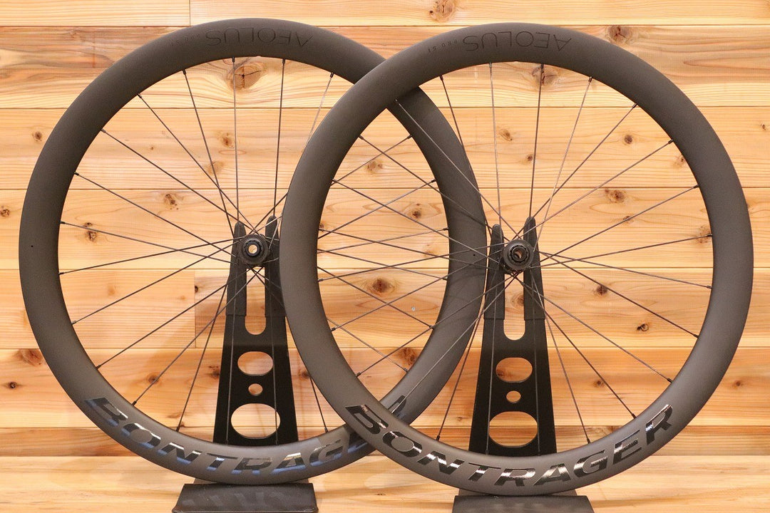 ボントレガー BONTRAGER アイオロス AEOLUS PRO 51 DISC シマノ 11S/12S 23C カーボン チューブレスレディ ホイールセット 【広島店】
