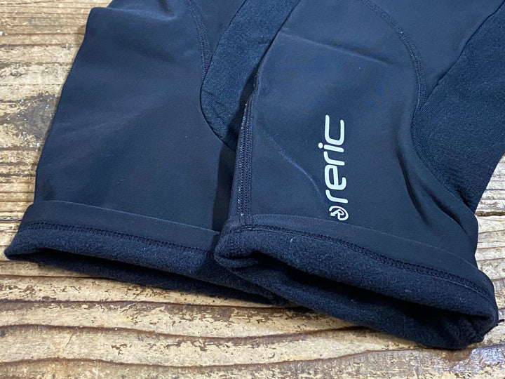 KE010 レリック RERIC ニーウォーマー 黒 M 裏起毛