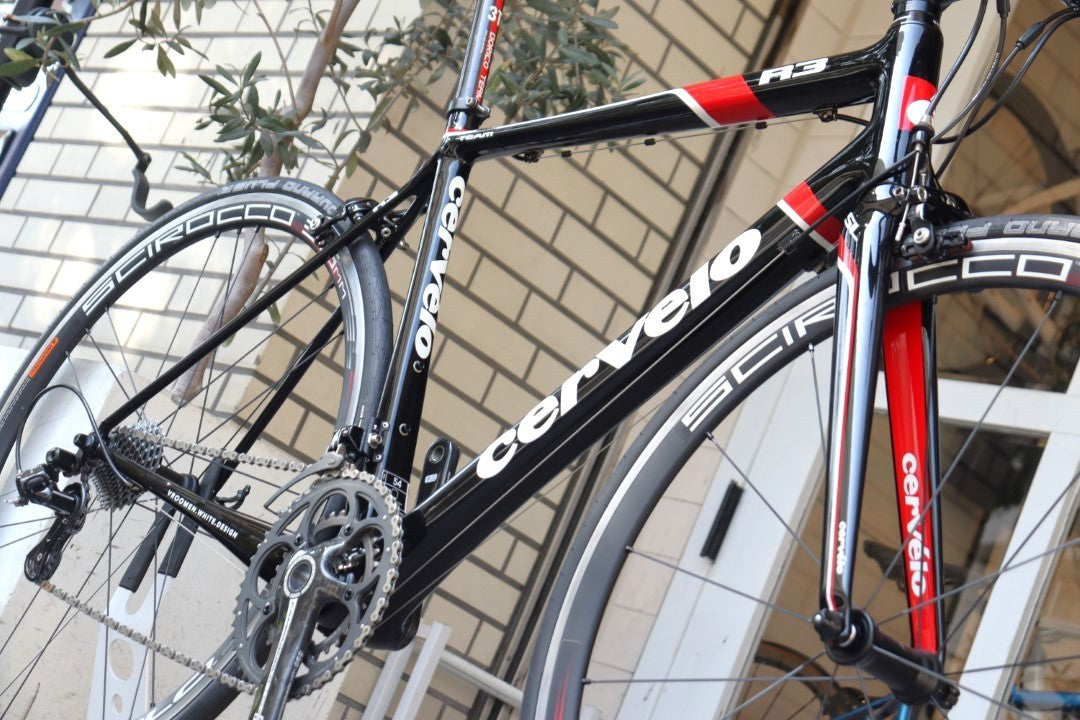 サーヴェロ Cervelo R3 TEAM 2012モデル 54サイズ カンパニョーロ コーラス 11S カーボン ロードバイク SCIROCCO 【横浜店】